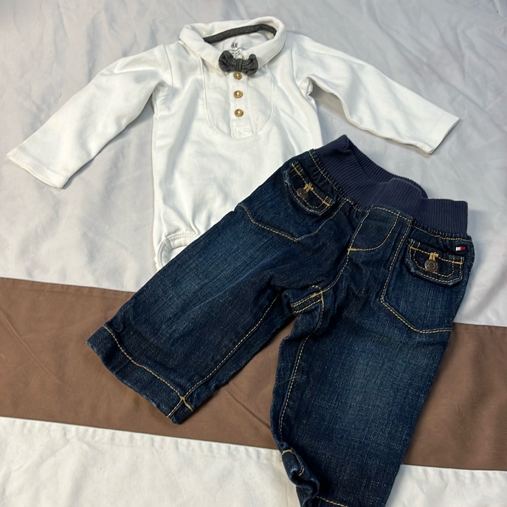 3-6M H&M and Tommy Hilfiger bundle